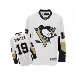 Pittsburgh Penguins #19 Bryan Trottier Authentic White Away NHL Jersey