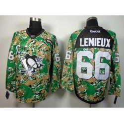 Pittsburgh Penguins #66 Mario Lemieux Camo [patch C]