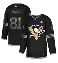 Pittsburgh Penguins #81 Phil Kessel Black Authentic Classic Stitched NHL Jersey