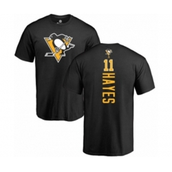 NHL Adidas Pittsburgh Penguins #11 Jimmy Hayes Black Backer T-Shirt NHL Adidas Pittsburgh Penguins #11 Jimmy Hayes Black Backer T-Shirt