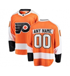 Philadelphia Flyers Customized Fanatics Branded Orange Home Breakaway NHL Jersey