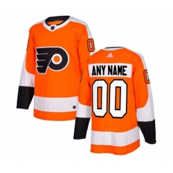 Philadelphia Flyers Customized Premier Orange Home NHL Jersey