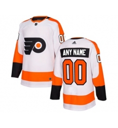 Philadelphia Flyers Customized Premier White Away NHL Jersey