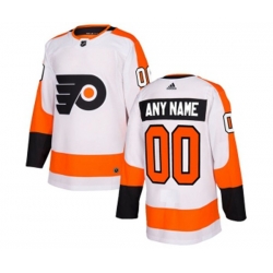 Philadelphia Flyers Customized Premier White Away NHL Jersey