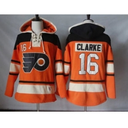 Philadelphia Flyers #16 Bobby Clarke Orange Sawyer Hooded Sweatshirt Stitched NHL Jersey Philadelphia Flyers #16 Bobby Clarke Orange Sawyer Hooded Sweatshirt Stitched NHL Jersey