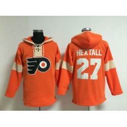 Philadelphia Flyers #27 Ron Hextall orange jerseys (pullover hooded sweatshirt) Philadelphia Flyers #27 Ron Hextall orange jerseys (pullover hooded sweatshirt)