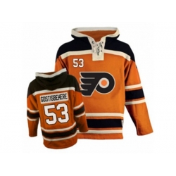 Philadelphia Flyers #53 Shayne Gostisbehere Authentic Orange Pullover Hoodie NHL Jersey Philadelphia Flyers #53 Shayne Gostisbehere Authentic Orange Pullover Hoodie NHL Jersey