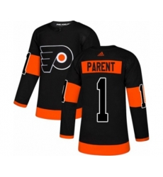 Adidas Philadelphia Flyers #1 Bernie Parent Premier Black Alternate NHL Jersey