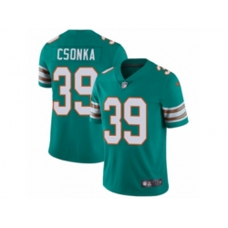 Miami Dolphins #39 Larry Csonka Vapor Untouchable Limited Aqua Green Alternate NFL Jersey Miami Dolphins #39 Larry Csonka Vapor Untouchable Limited Aqua Green Alternate NFL Jersey