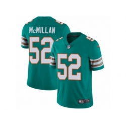 Miami Dolphins #52 Raekwon McMillan Vapor Untouchable Limited Aqua Green Alternate NFL Jersey Miami Dolphins #52 Raekwon McMillan Vapor Untouchable Limited Aqua Green Alternate NFL Jersey