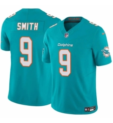 Miami Dolphins #9 Jonnu Smith Aqua 2024 F.U.S.E Vapor Limited Stitched Football Jersey
