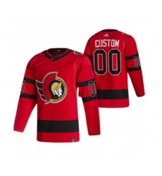 Ottawa Senators Custom Red 2020-21 Reverse Retro Alternate Hockey Jersey
