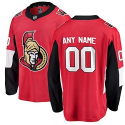 Ottawa Senators Fanatics Branded Red Home Breakaway Custom Jersey