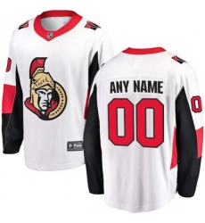 Ottawa Senators Fanatics Branded White Away Breakaway Custom Jersey