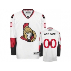 Ottawa Senators White Fanatics Branded Red Home Breakaway Custom Jersey