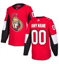 Ottawa Senators adidas Red Authentic Custom Jersey