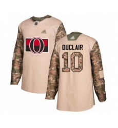 Ottawa Senators #10 Anthony Duclair Authentic Camo Veterans Day Practice Hockey Jersey