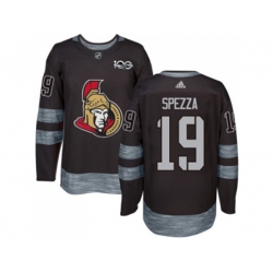 Ottawa Senators #19 Jason Spezza Black 1917-2017 100th Anniversary Stitched NHL Jersey