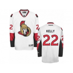 Ottawa Senators #22 Chris Kelly Authentic White Away NHL Jersey