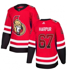 Ottawa Senators #67 Ben Harpur Authentic Red Drift Fashion NHL Jersey