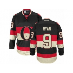 Ottawa Senators #9 Bobby Ryan Authentic Black New Third NHL Jersey