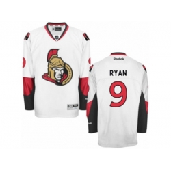 Ottawa Senators #9 Bobby Ryan Authentic White Away NHL Jersey