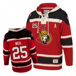 Old Time Hockey Ottawa Senators #25 Chris Neil Premier Red Sawyer Hooded Sweatshirt NHL Jersey Old Time Hockey Ottawa Senators #25 Chris Neil Premier Red Sawyer Hooded Sweatshirt NHL Jersey