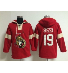 Ottawa Senators #19 Jason Spezza Red jerseys(Pullover Hoodie)