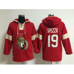 Ottawa Senators #19 Jason Spezza Red jerseys(Pullover Hoodie) Ottawa Senators #19 Jason Spezza Red jerseys(Pullover Hoodie)