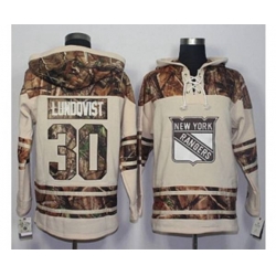New York Rangers #30 Henrik Lundqvist Cream Camo Stitched NHL Jersey