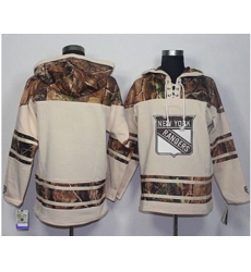 New York Rangers Blank Cream Camo Stitched NHL Jersey