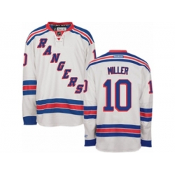 New York Rangers #10 J.T. Miller Premier White Away NHL Jersey