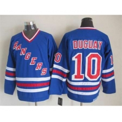 nhl jerseys new york rangers #10 duguay blue[duguay]