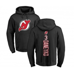 New Jersey Devils #3 Ken Daneyko Black Backer Pullover Hoodie