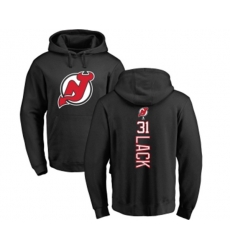 New Jersey Devils #31 Eddie Lack Black Backer Pullover Hoodie