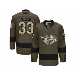 Nashville Predators #33 Colin Wilson Premier Green Salute to ServiceNHL Jersey