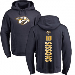 Nashville Predators #10 Colton Sissons Navy Blue Backer Pullover Hoodie Nashville Predators #10 Colton Sissons Navy Blue Backer Pullover Hoodie