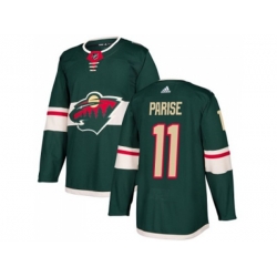Minnesota Wild #11 Zach Parise Green Home Authentic Stitched NHL Jersey
