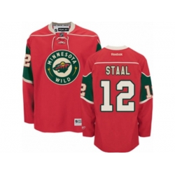 Minnesota Wild #12 Eric Staal Authentic Red Home NHL Jersey