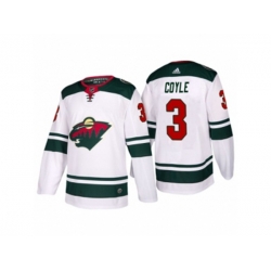 Minnesota Wild #3 Charlie Coyle 2017-2018 Season  Away Jersey