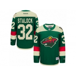 Minnesota Wild #32 Alex Stalock Premier Green 2016 Stadium Series NHL Jersey