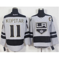 Los Angeles Kings #11 Anze Kopitar Gray Alternate Stitched NHL Jersey Los Angeles Kings #11 Anze Kopitar Gray Alternate Stitched NHL Jersey
