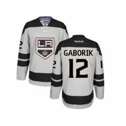 Los Angeles Kings #12 Marian Gaborik Authentic Gray Alternate NHL Jersey Los Angeles Kings #12 Marian Gaborik Authentic Gray Alternate NHL Jersey
