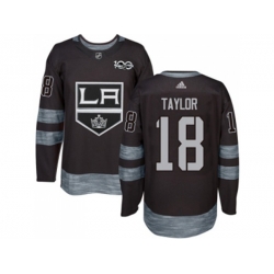 Los Angeles Kings #18 Dave Taylor Black 1917-2017 100th Anniversary Stitched NHL Jersey Los Angeles Kings #18 Dave Taylor Black 1917-2017 100th Anniversary Stitched NHL Jersey