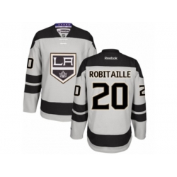 Los Angeles Kings #20 Luc Robitaille Authentic Gray Alternate NHL Jersey Los Angeles Kings #20 Luc Robitaille Authentic Gray Alternate NHL Jersey