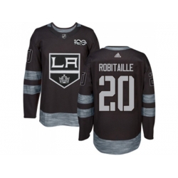 Los Angeles Kings #20 Luc Robitaille Black 1917-2017 100th Anniversary Stitched NHL Jersey Los Angeles Kings #20 Luc Robitaille Black 1917-2017 100th Anniversary Stitched NHL Jersey