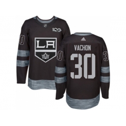 Los Angeles Kings #30 Rogie Vachon Black 1917-2017 100th Anniversary Stitched NHL Jersey Los Angeles Kings #30 Rogie Vachon Black 1917-2017 100th Anniversary Stitched NHL Jersey