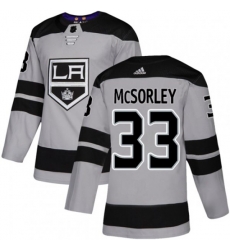 Los Angeles Kings #33 Marty Mcsorley Premier Gray Alternate NHL Jersey