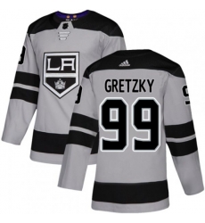 Los Angeles Kings #99 Wayne Gretzky Premier Gray Alternate NHL Jersey
