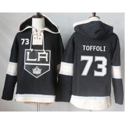 Los Angeles Kings #73 Tyler Toffoli Black Sawyer Hooded Sweatshirt Stitched NHL Jersey